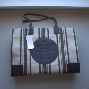 Tory Burch Ella Awning Stripe Tote